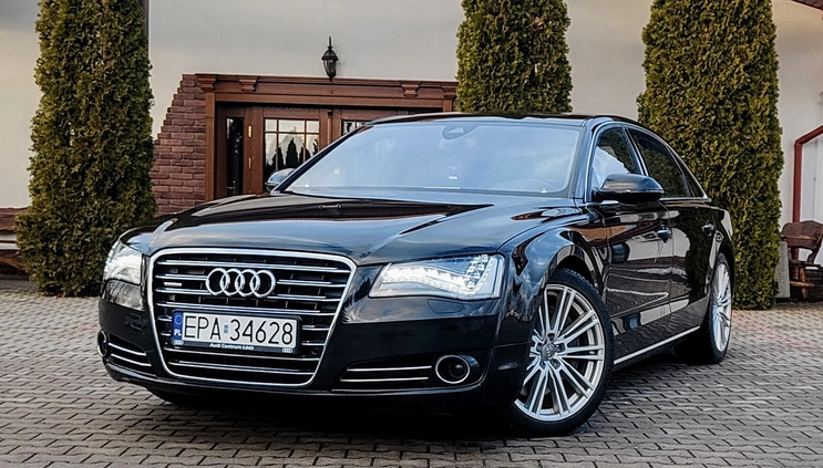 Audi A8 cena 110000 przebieg: 213000, rok produkcji 2013 z Woźniki małe 529